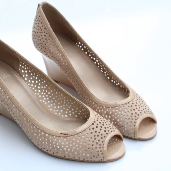 Stuart Weitzman peep toe wedges - Picture 12 of 12